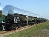 Rame wagons type produit noir rechauffé calorifugé 80m3
